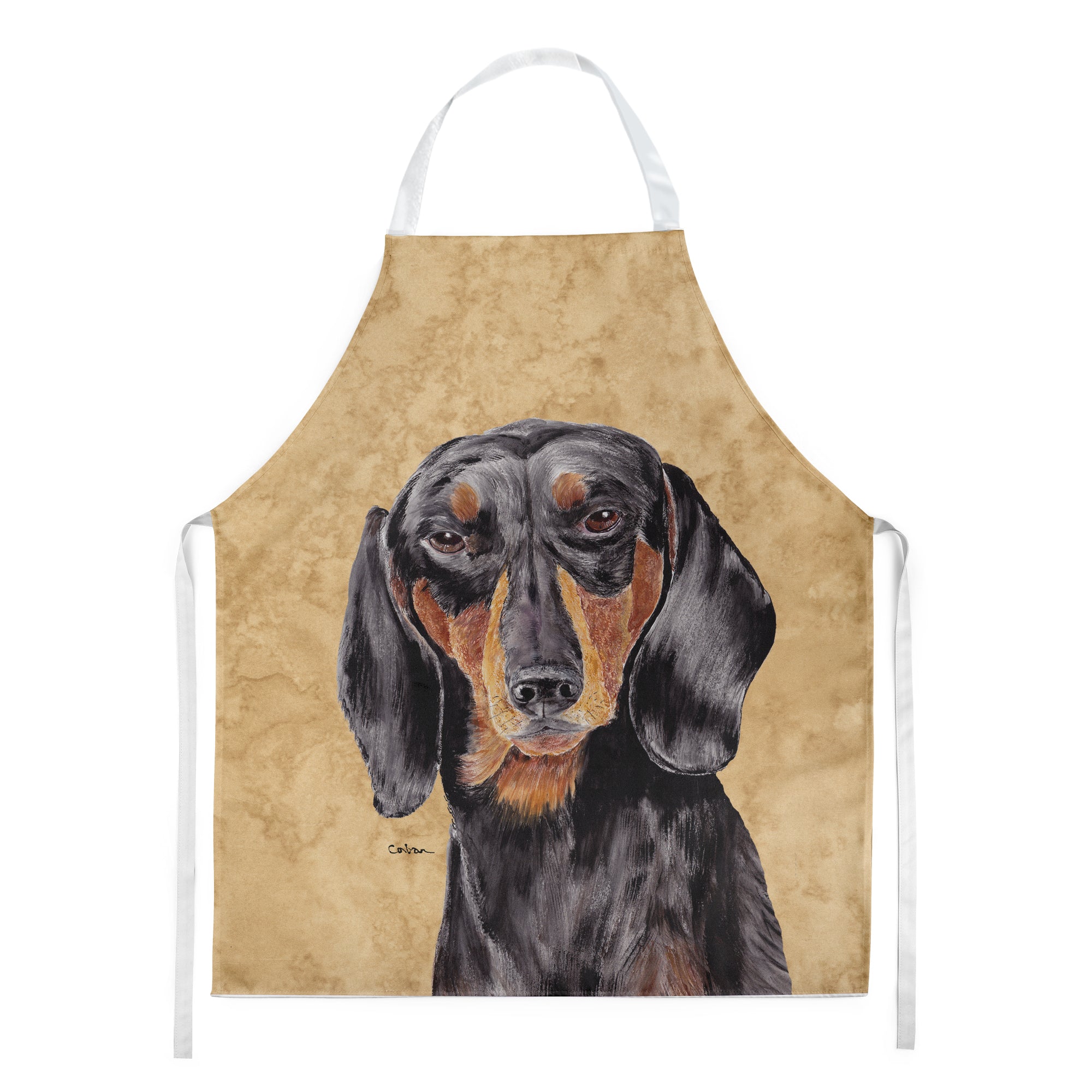 Dachshund Wipe your Paws Apron Cooking Kitchen Server Baking Crafts Gardening for Adult Women Men, Unisex, Large, Multicolor
