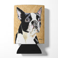 Boston Terrier Wipe your Paws Can or Bottle Hugger Cooler Sleeve for Standard 12 oz Cans, Insulated Foam Beer & Soda Can Hugger Reusable