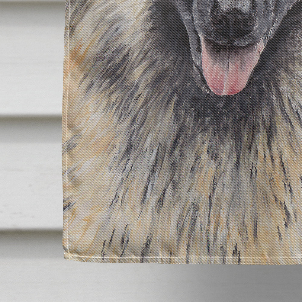 Belgian Tervuren Candy Corn Halloween Portrait House Flag 28x40 Porch Sleeve Pole Decorative Outside Yard Banner Artwork Wall Hanging, Polyester