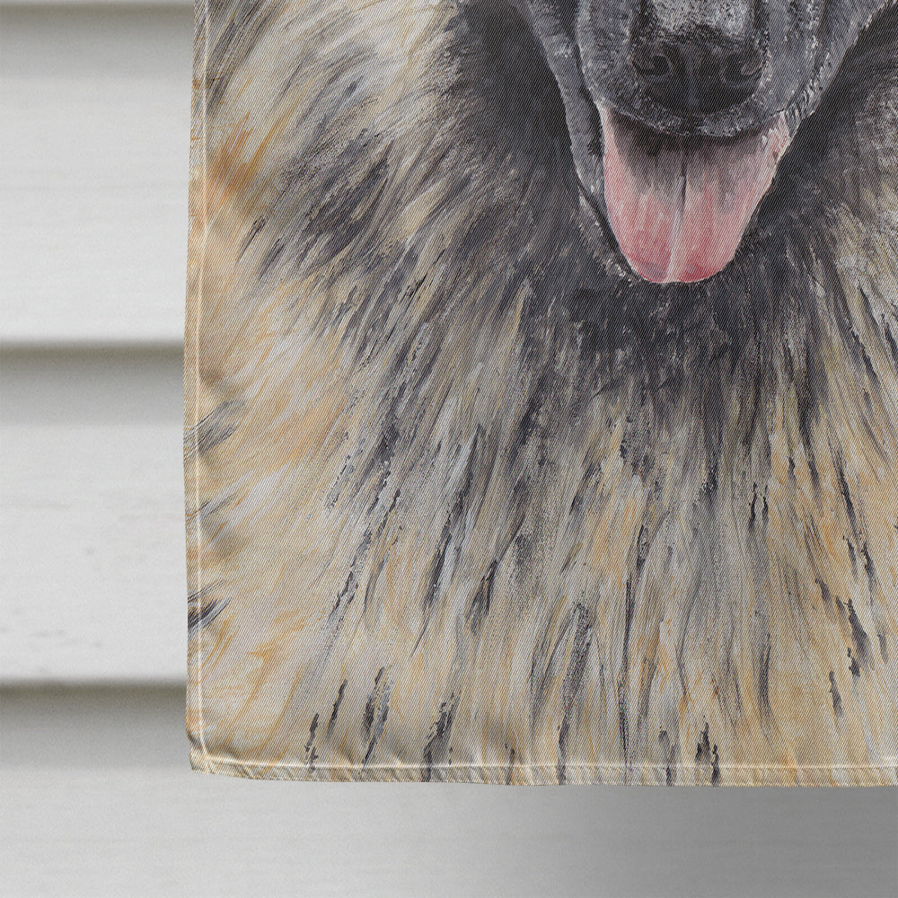 Belgian Tervuren Hearts Love and Valentine's Day Portrait House Flag 28x40 Porch Sleeve Pole Decorative Outside Yard Banner Artwork Wall Hanging, Polyester