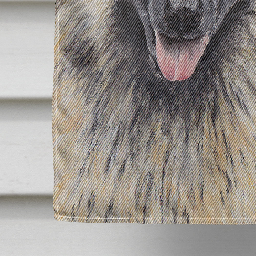 Belgian Tervuren Candy Cane Holiday Christmas House Flag 28x40 Porch Sleeve Pole Decorative Outside Yard Banner Artwork Wall Hanging, Polyester