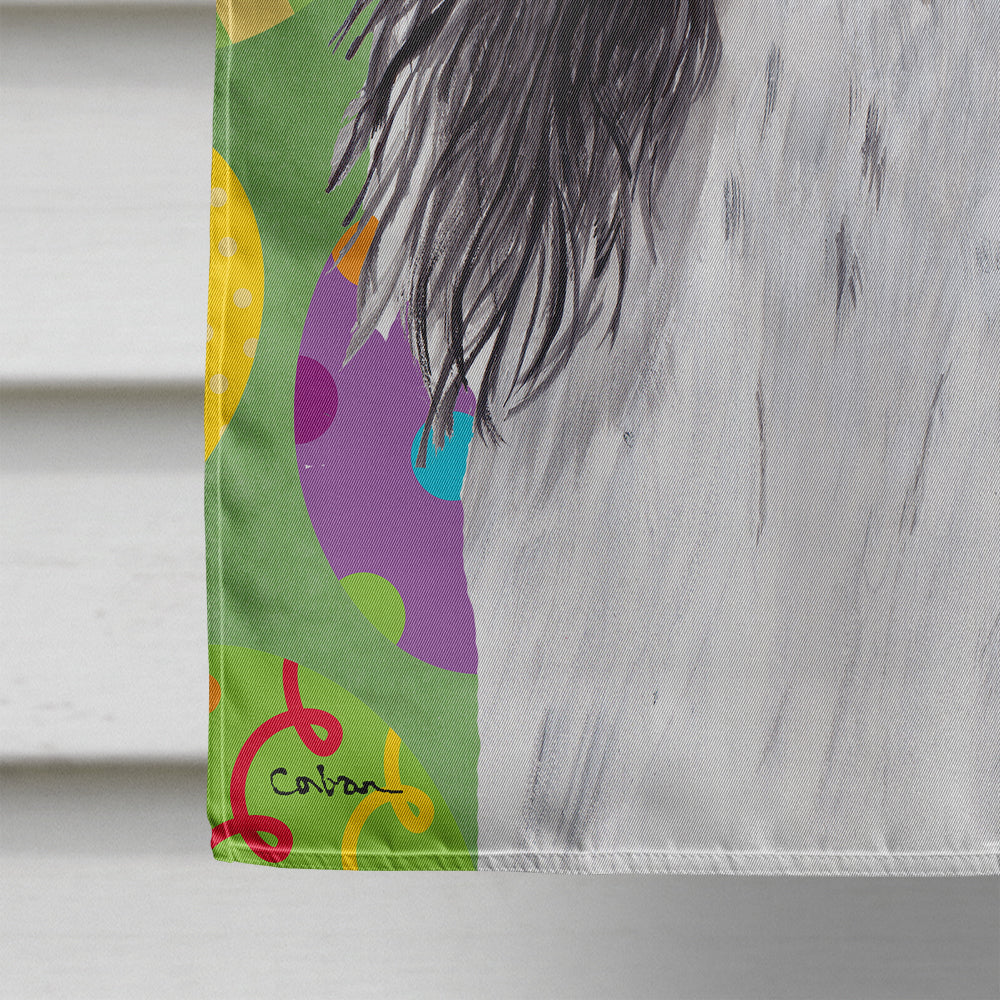 Springer Spaniel Easter Eggtravaganza House Flag 28x40 Porch Sleeve Pole Decorative Outside Yard Banner Artwork Wall Hanging, Polyester