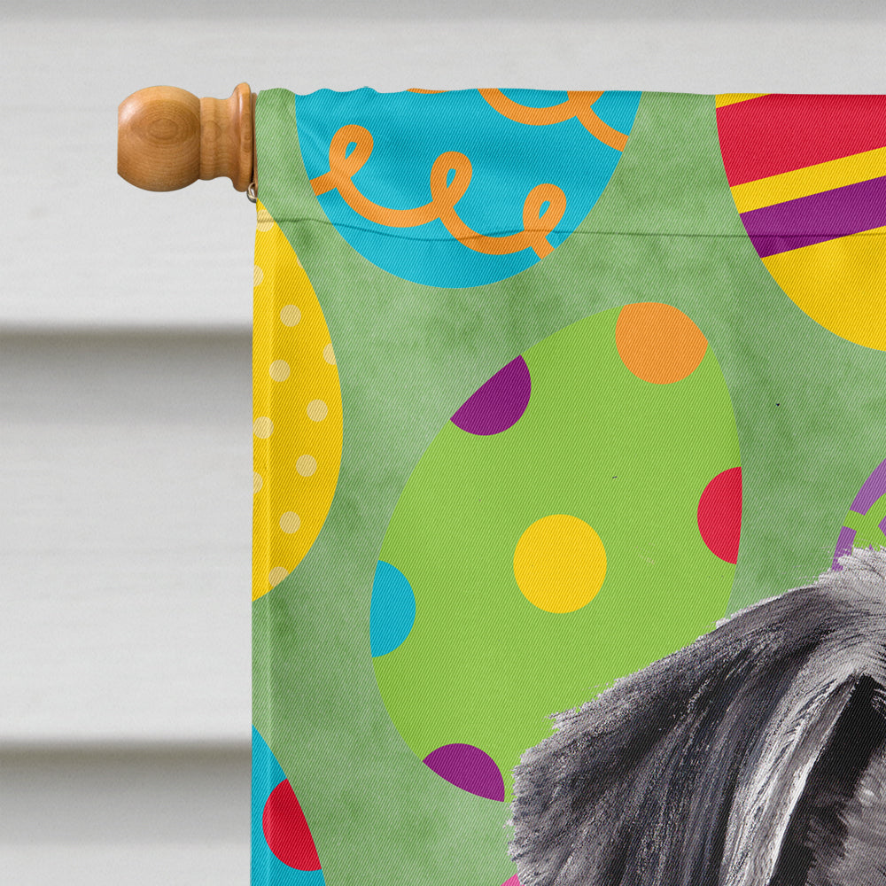 Pug Easter Eggtravaganza House Flag 28x40 Porch Sleeve Pole Decorative Outside Yard Banner Artwork Wall Hanging, Polyester