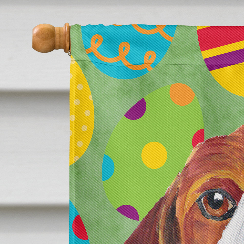 Beagle Easter Eggtravaganza House Flag 28x40 Porch Sleeve Pole Decorative Outside Yard Banner Artwork Wall Hanging, Polyester