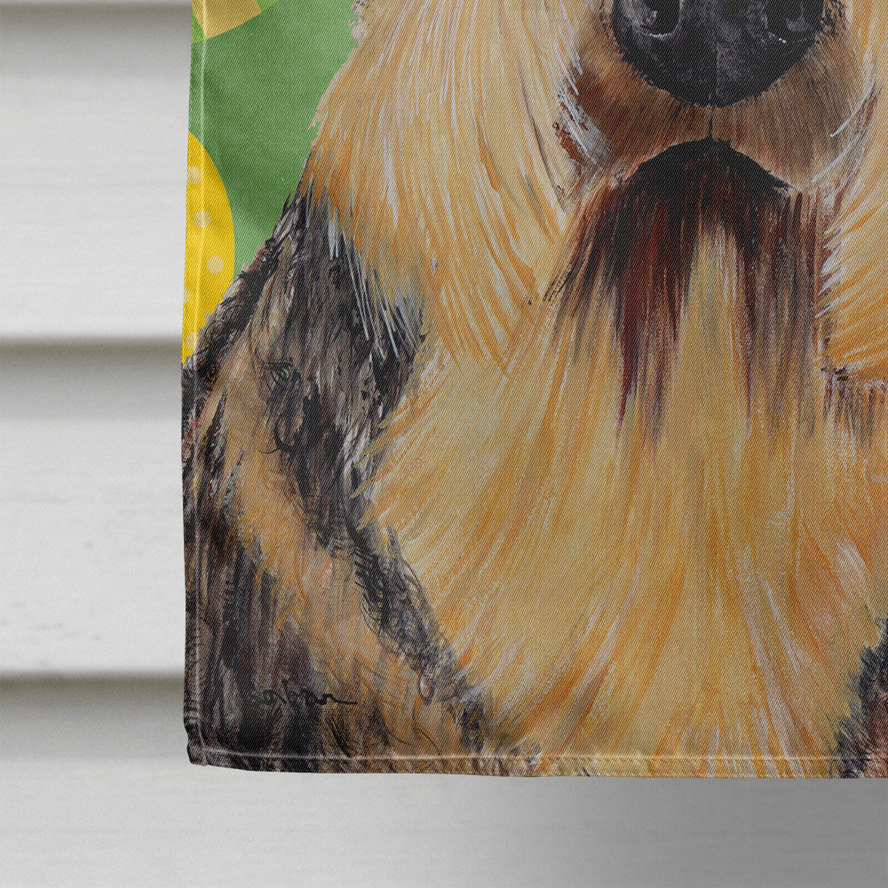 Airedale Easter Eggtravaganza House Flag 28x40 Porch Sleeve Pole Decorative Outside Yard Banner Artwork Wall Hanging, Polyester