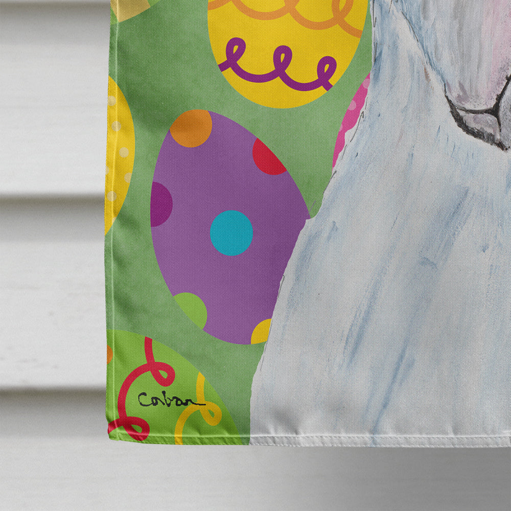 Pit Bull Easter Eggtravaganza House Flag 28x40 Porch Sleeve Pole Decorative Outside Yard Banner Artwork Wall Hanging, Polyester