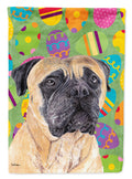 Mastiff Easter Eggtravaganza House Flag 28x40 Porch Sleeve Pole Decorative Outside Yard Banner Artwork Wall Hanging, Polyester