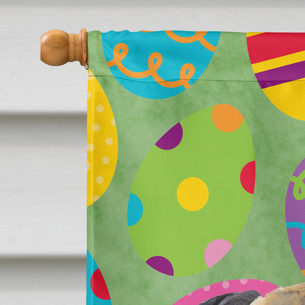 Mastiff Easter Eggtravaganza House Flag 28x40 Porch Sleeve Pole Decorative Outside Yard Banner Artwork Wall Hanging, Polyester
