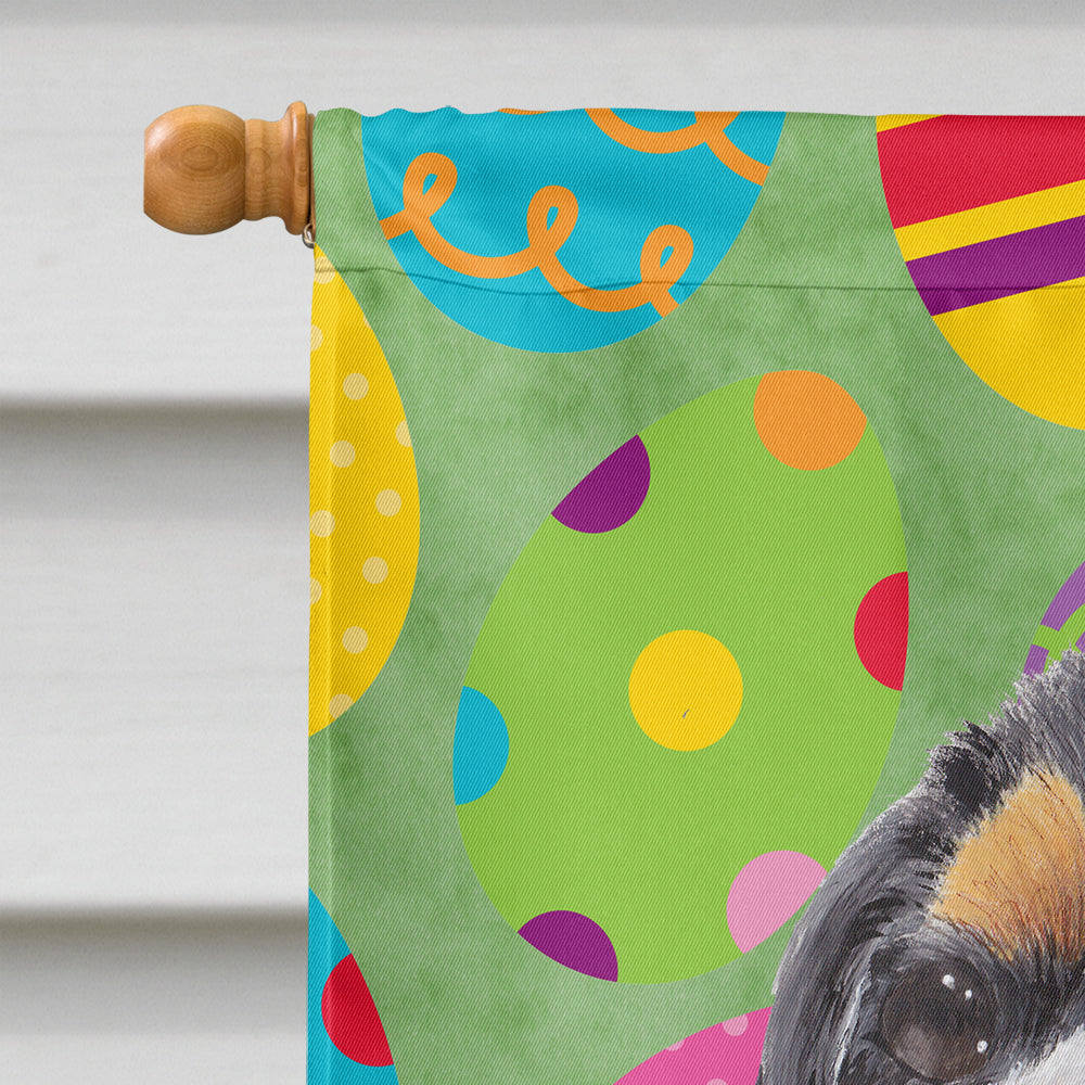 Cavalier Spaniel Easter Eggtravaganza House Flag 28x40 Porch Sleeve Pole Decorative Outside Yard Banner Artwork Wall Hanging, Polyester