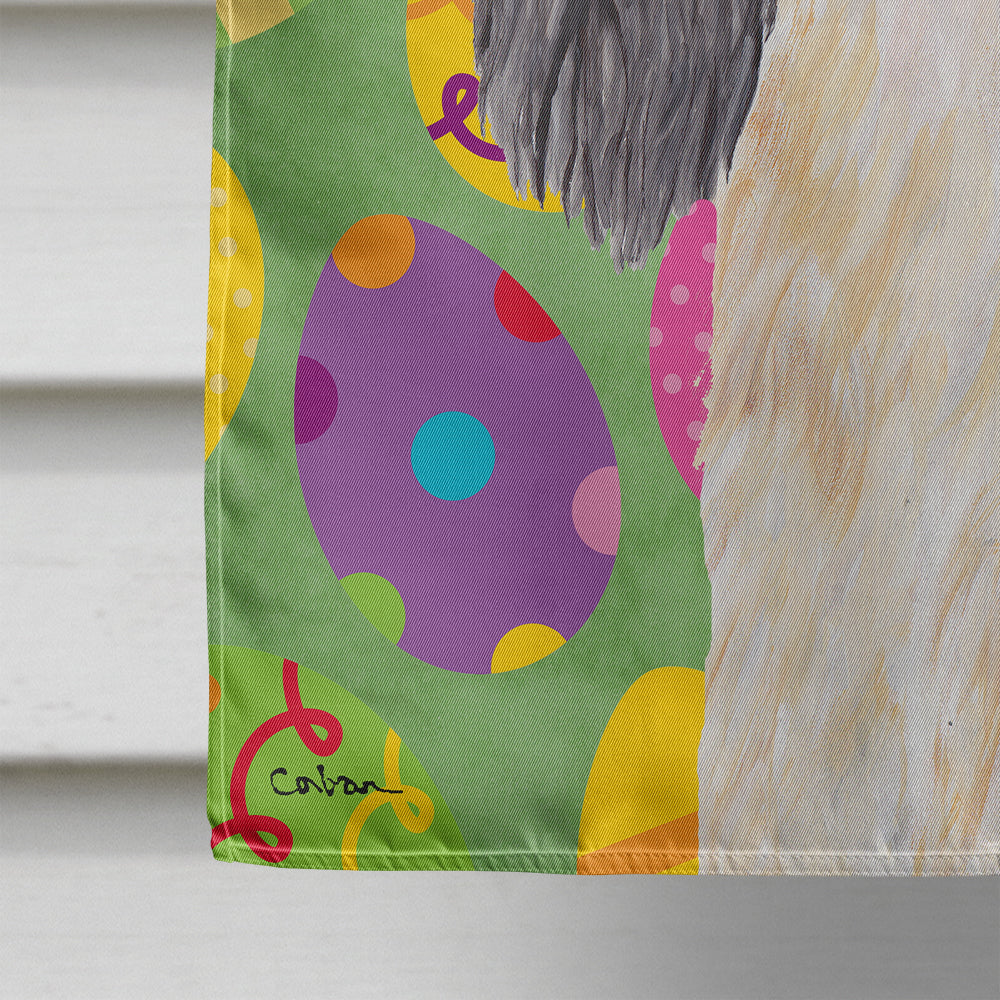 Cavalier Spaniel Easter Eggtravaganza House Flag 28x40 Porch Sleeve Pole Decorative Outside Yard Banner Artwork Wall Hanging, Polyester