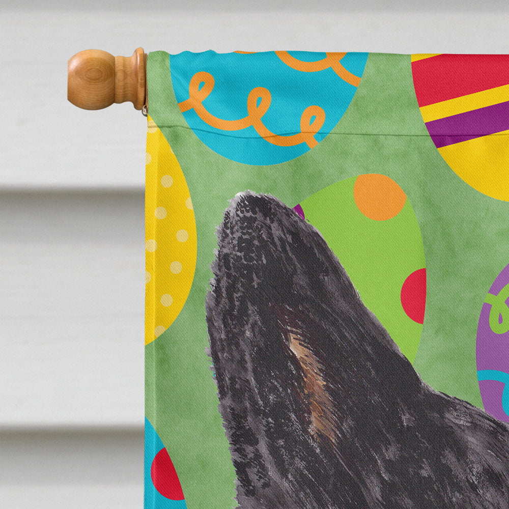 Australian Cattle Dog Easter Eggtravaganza House Flag 28x40 Porch Sleeve Pole Decorative Outside Yard Banner Artwork Wall Hanging, Polyester