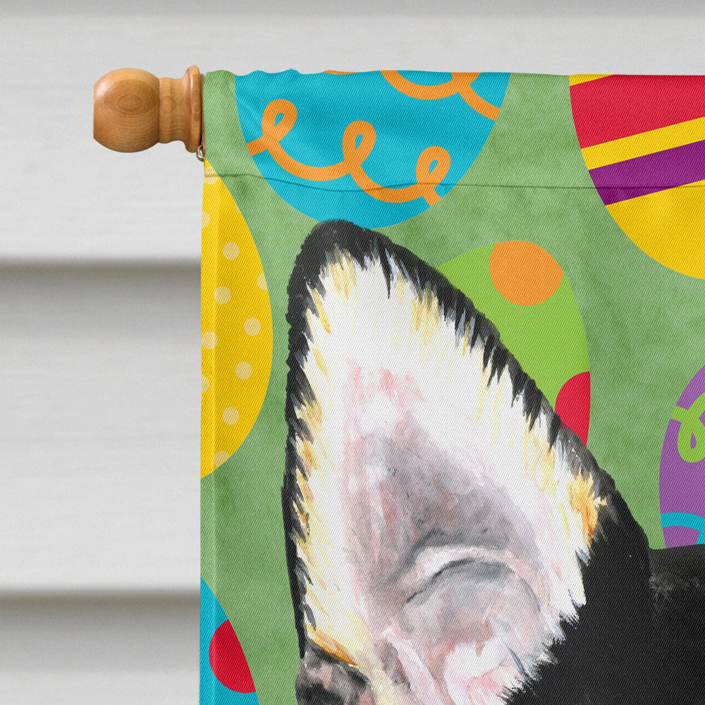 Chihuahua Easter Eggtravaganza House Flag 28x40 Porch Sleeve Pole Decorative Outside Yard Banner Artwork Wall Hanging, Polyester