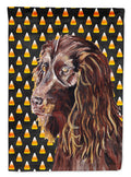 Boykin Spaniel  Candy Corn Halloween House Flag 28x40 Porch Sleeve Pole Decorative Outside Yard Banner Artwork Wall Hanging, Polyester