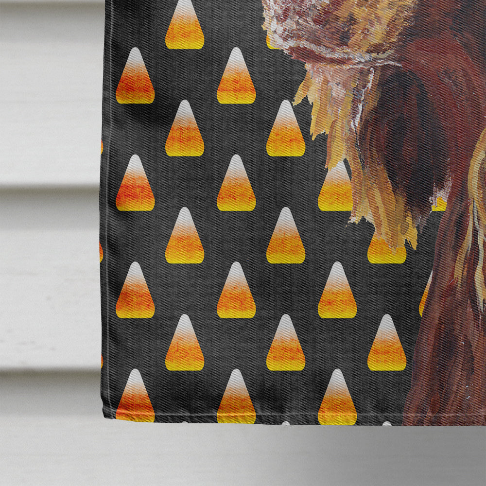 Boykin Spaniel  Candy Corn Halloween House Flag 28x40 Porch Sleeve Pole Decorative Outside Yard Banner Artwork Wall Hanging, Polyester