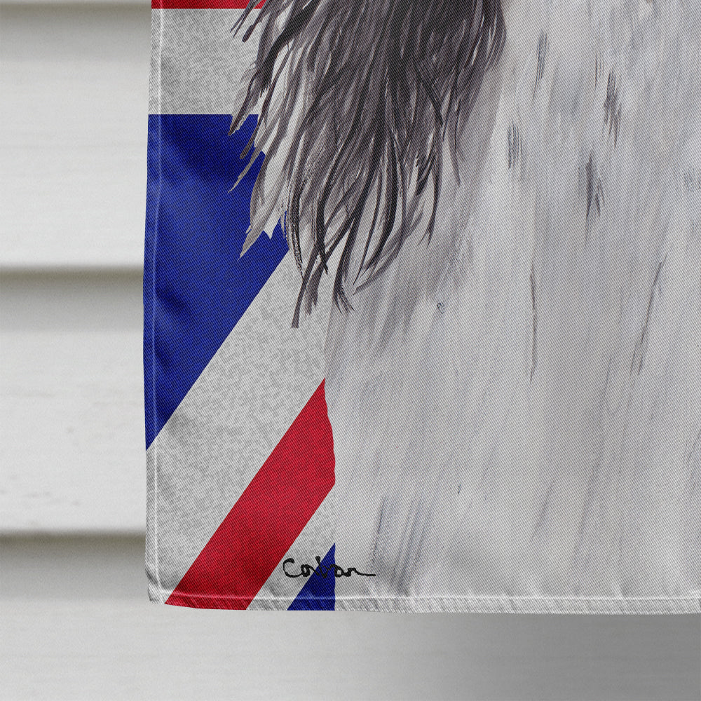 Welsh Springer Spaniel with English Union Jack British Flag House Flag 28x40 Porch Sleeve Pole Decorative Outside Yard Banner Artwork Wall Hanging, Polyester