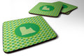 Foam Coasters Set of 4 Cup Coasters for Indoor Outdoor, Tabletop Protection, Anti Slip, Mouse pad Material