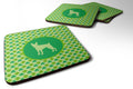 Foam Coasters Set of 4 Cup Coasters for Indoor Outdoor, Tabletop Protection, Anti Slip, Mouse pad Material