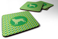 Foam Coasters Set of 4 Cup Coasters for Indoor Outdoor, Tabletop Protection, Anti Slip, Mouse pad Material