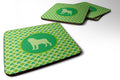 Foam Coasters Set of 4 Cup Coasters for Indoor Outdoor, Tabletop Protection, Anti Slip, Mouse pad Material