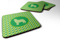 Foam Coasters Set of 4 Cup Coasters for Indoor Outdoor, Tabletop Protection, Anti Slip, Mouse pad Material