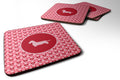 Foam Coasters Set of 4 Cup Coasters for Indoor Outdoor, Tabletop Protection, Anti Slip, Mouse pad Material