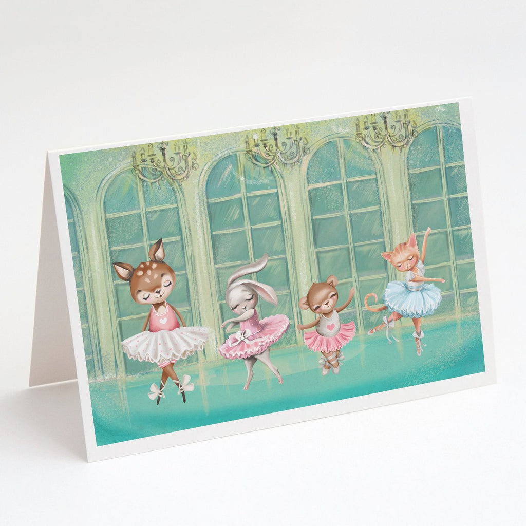 Greeting Cards Pack of 8 Blank Cards with Envelopes Whimsical A7 Size 5x7