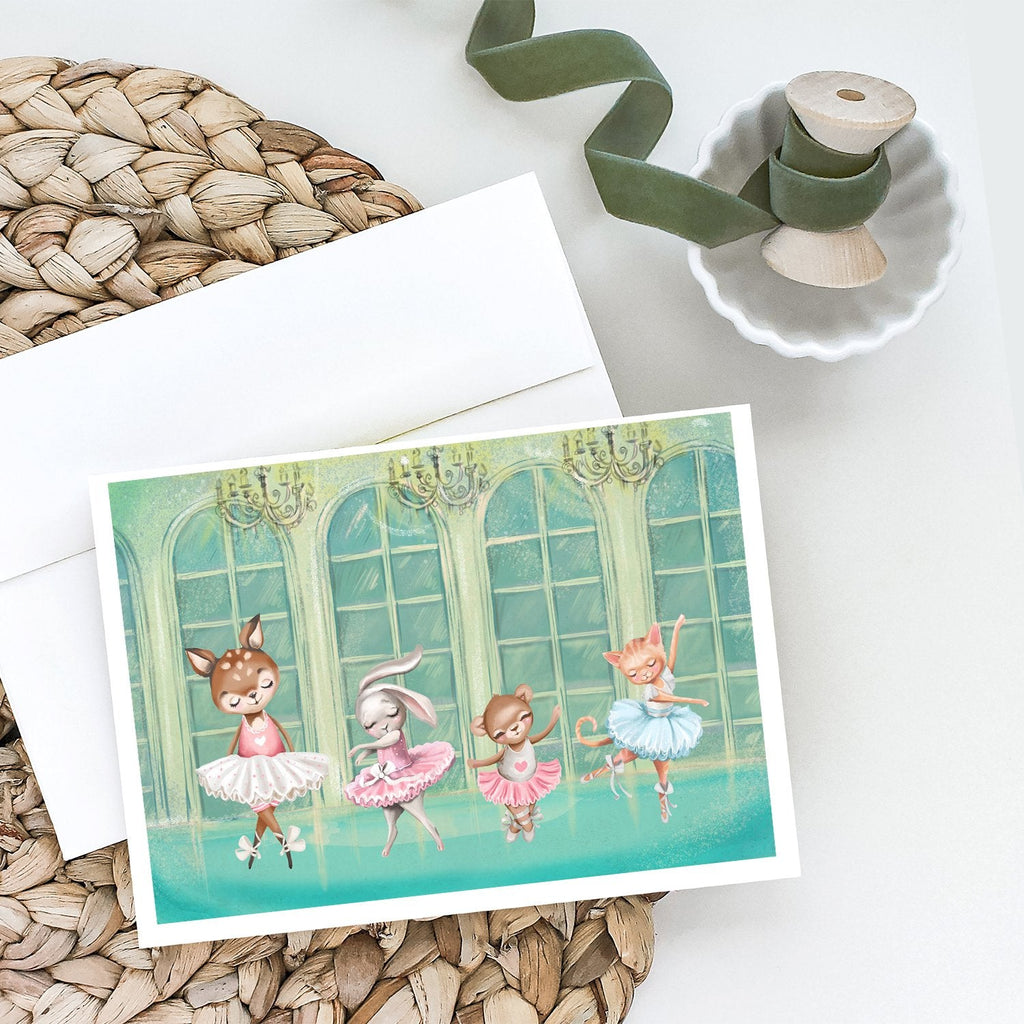 Greeting Cards Pack of 8 Blank Cards with Envelopes Whimsical A7 Size 5x7