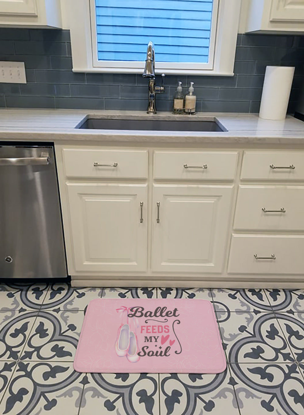 Memory Foam Kitchen Mat Machine Washable Anti-Fatigue Cushion Comfort Bath or Kitchen Rug