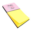 Watercolor Sticky Note Holder Refillable Dispenser Desk Accessory 3x3 Pad Gift