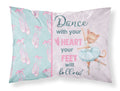 Standard Pillowcase Lightweight Super Soft Easy Care Decorative Artwork Pillowcase, Standard