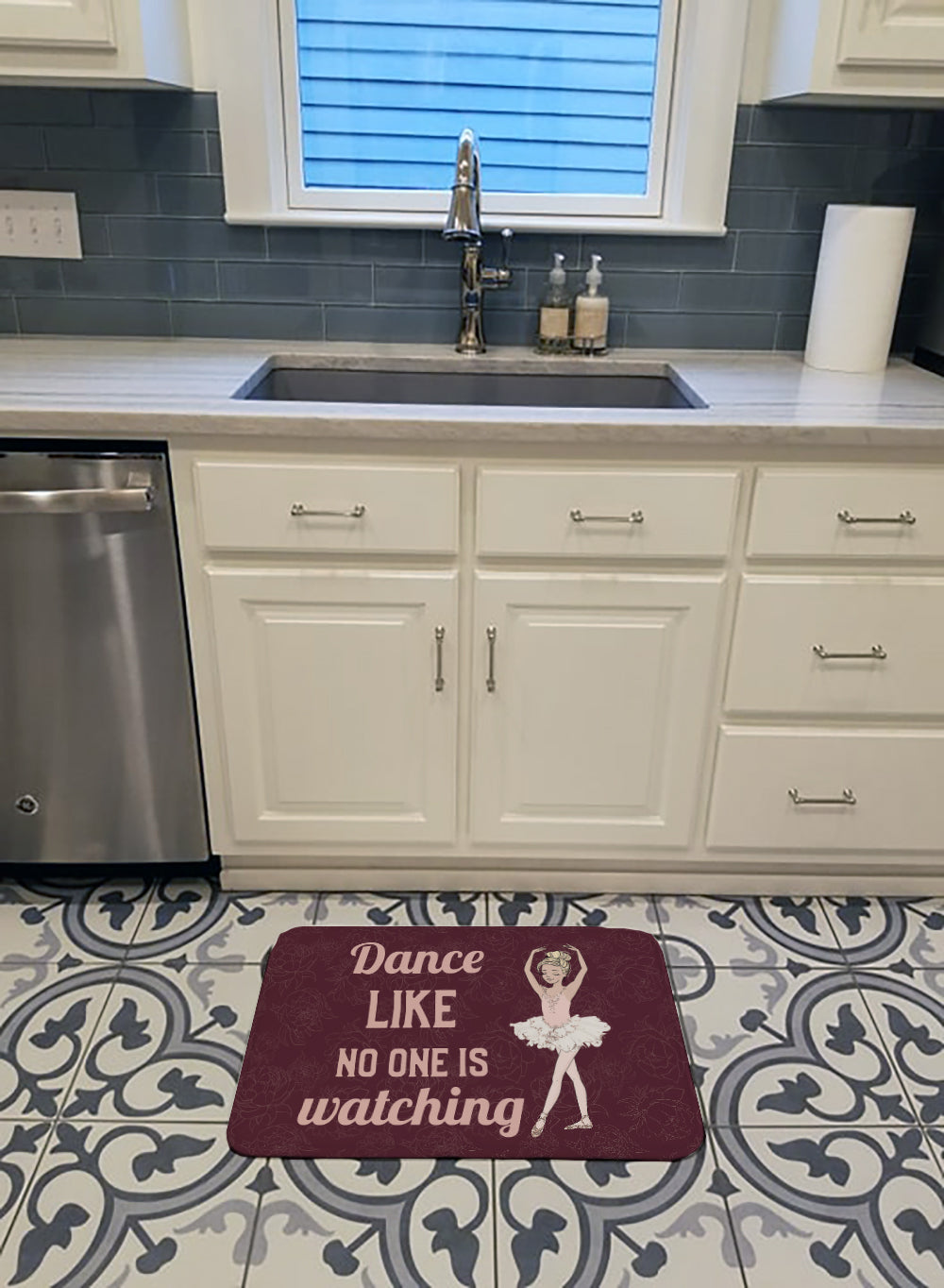 Memory Foam Kitchen Mat Machine Washable Anti-Fatigue Cushion Comfort Bath or Kitchen Rug