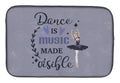 Dish Drying Mat Absorbent Dish Drying Mat Pad for Kitchen Counter Dish Drainer Mat for Countertop, 14 x 21", Multicolor