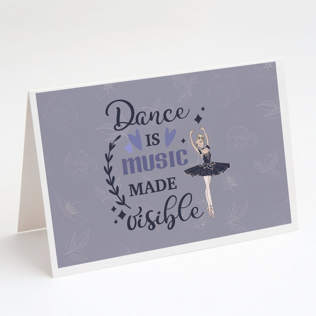 Greeting Cards Pack of 8 Blank Cards with Envelopes Whimsical A7 Size 5x7