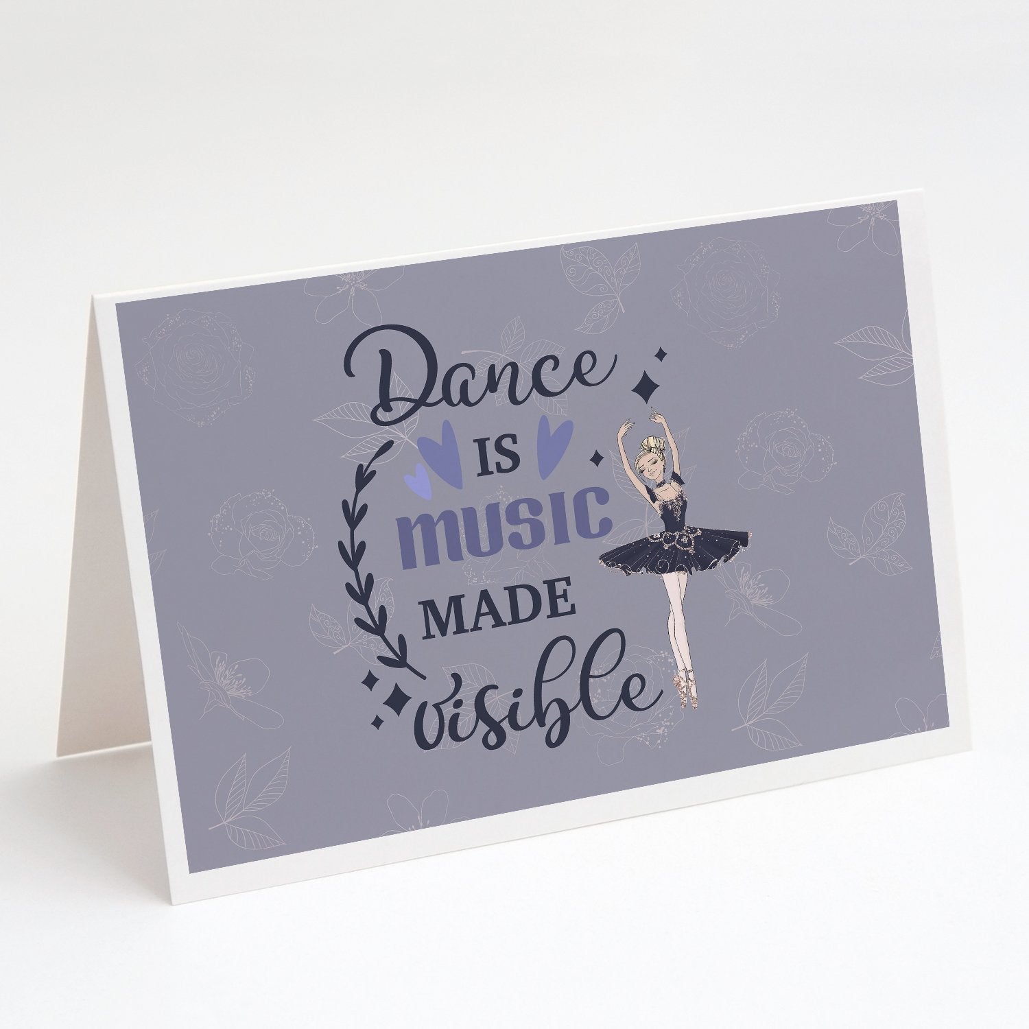 Greeting Cards Pack of 8 Blank Cards with Envelopes Whimsical A7 Size 5x7