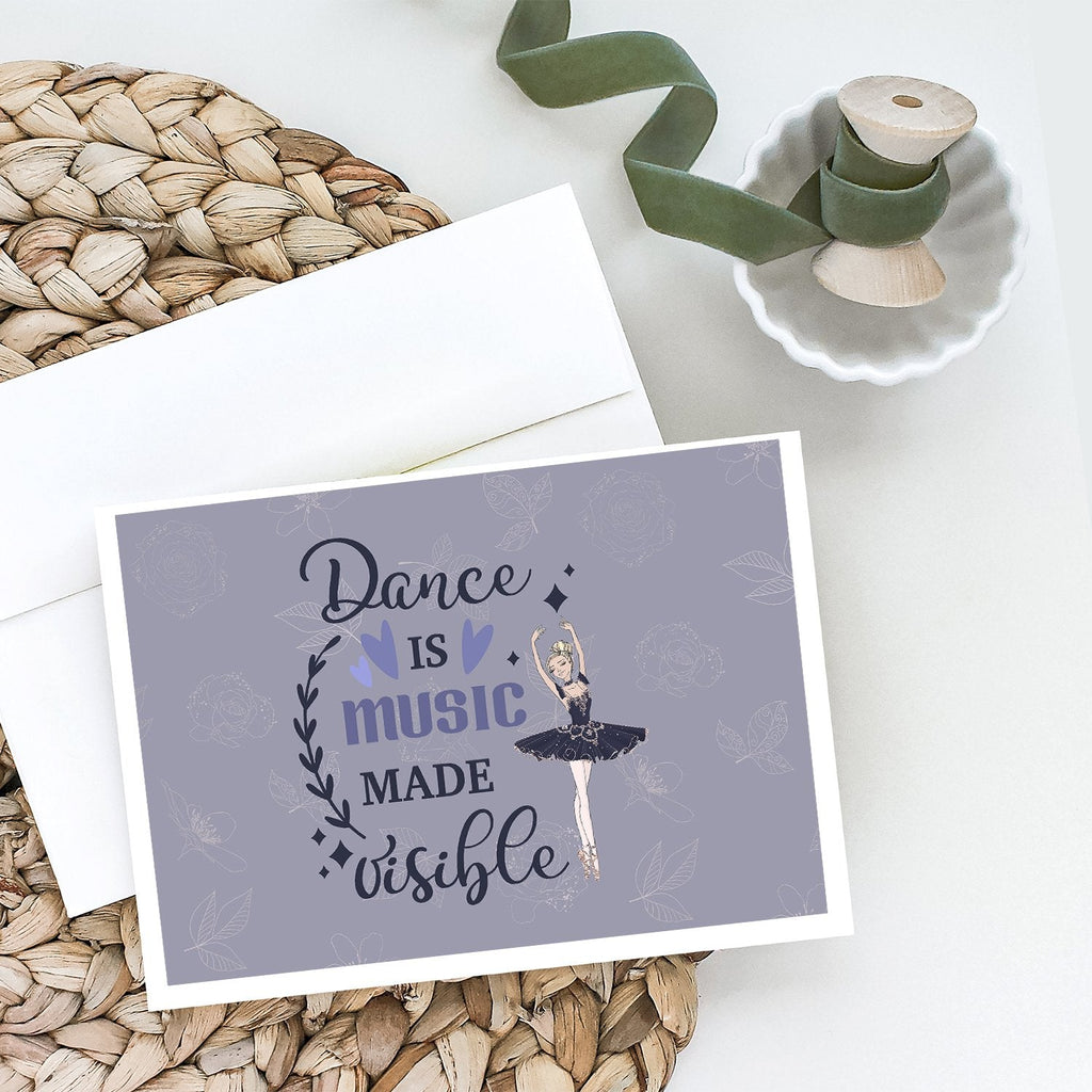 Greeting Cards Pack of 8 Blank Cards with Envelopes Whimsical A7 Size 5x7