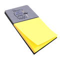 Watercolor Sticky Note Holder Refillable Dispenser Desk Accessory 3x3 Pad Gift