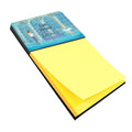 Watercolor Sticky Note Holder Refillable Dispenser Desk Accessory 3x3 Pad Gift