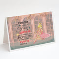 Greeting Cards Pack of 8 Blank Cards with Envelopes Whimsical A7 Size 5x7