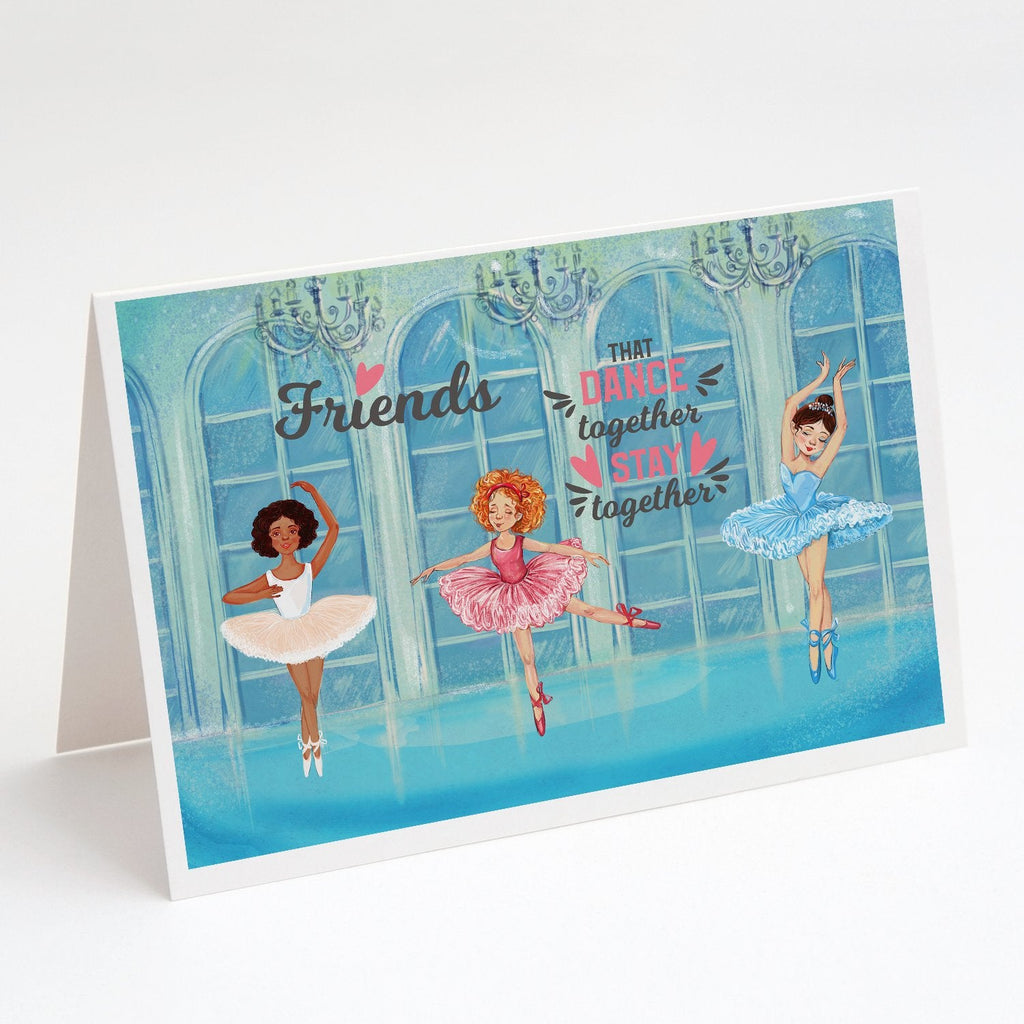 Greeting Cards Pack of 8 Blank Cards with Envelopes Whimsical A7 Size 5x7
