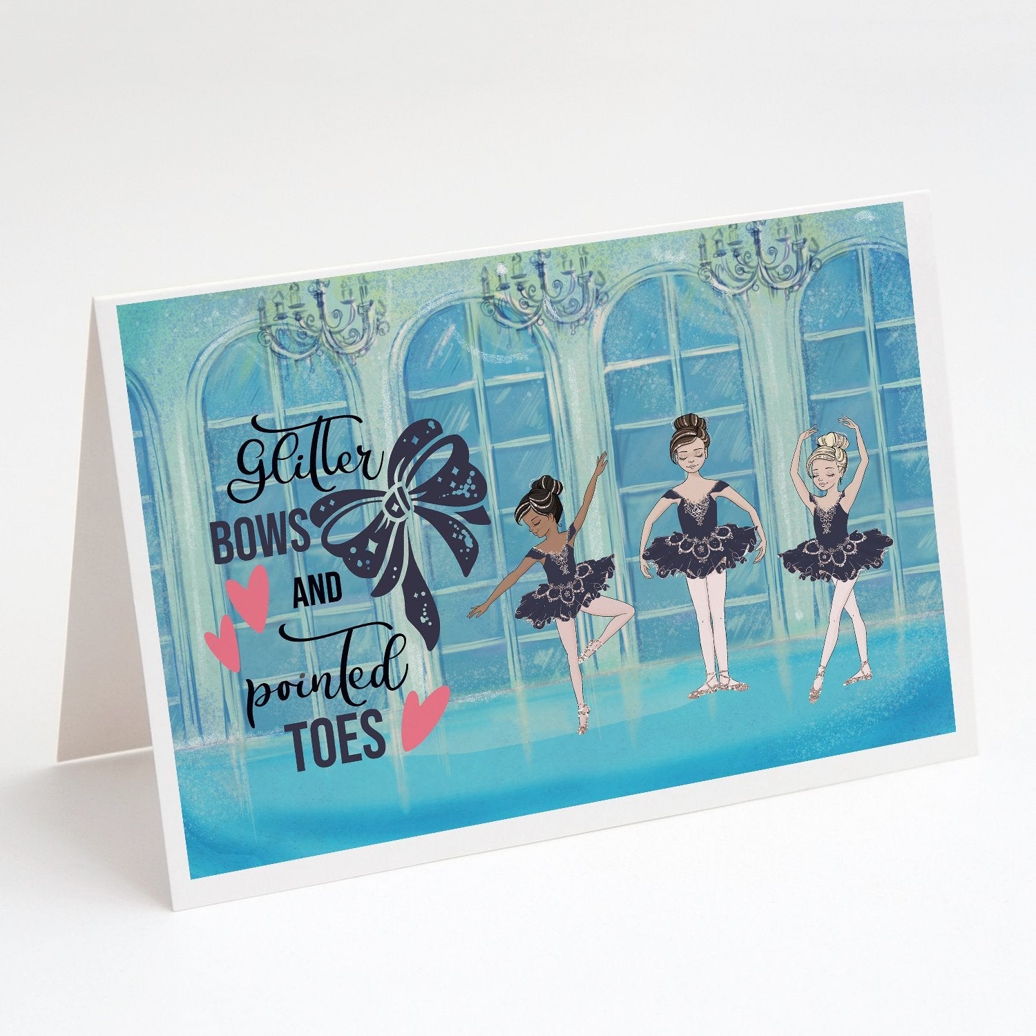 Greeting Cards Pack of 8 Blank Cards with Envelopes Whimsical A7 Size 5x7