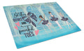 Cutting Board Tempered Glass Kitchen Cutting Surface, Heat Resistant Chopping, Non-Slip Feet, Food Prep & Serving