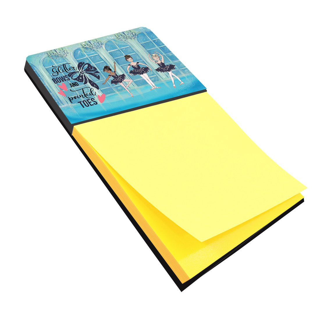 Watercolor Sticky Note Holder Refillable Dispenser Desk Accessory 3x3 Pad Gift