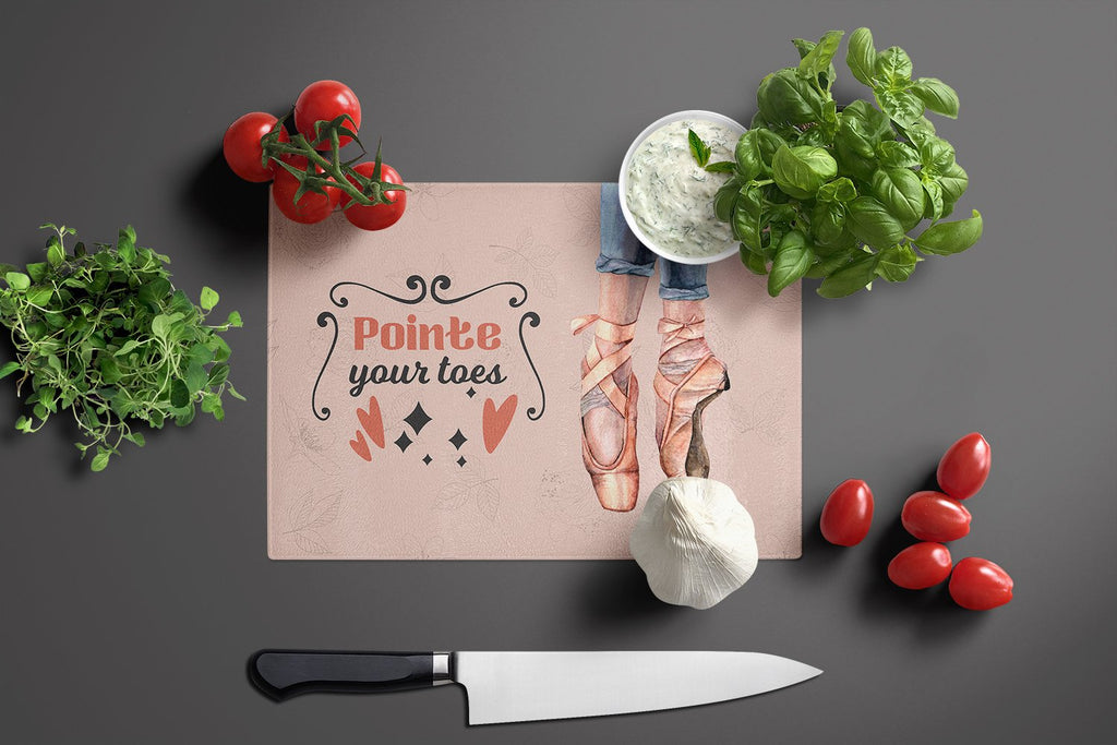 Cutting Board Tempered Glass Kitchen Cutting Surface, Heat Resistant Chopping, Non-Slip Feet, Food Prep & Serving