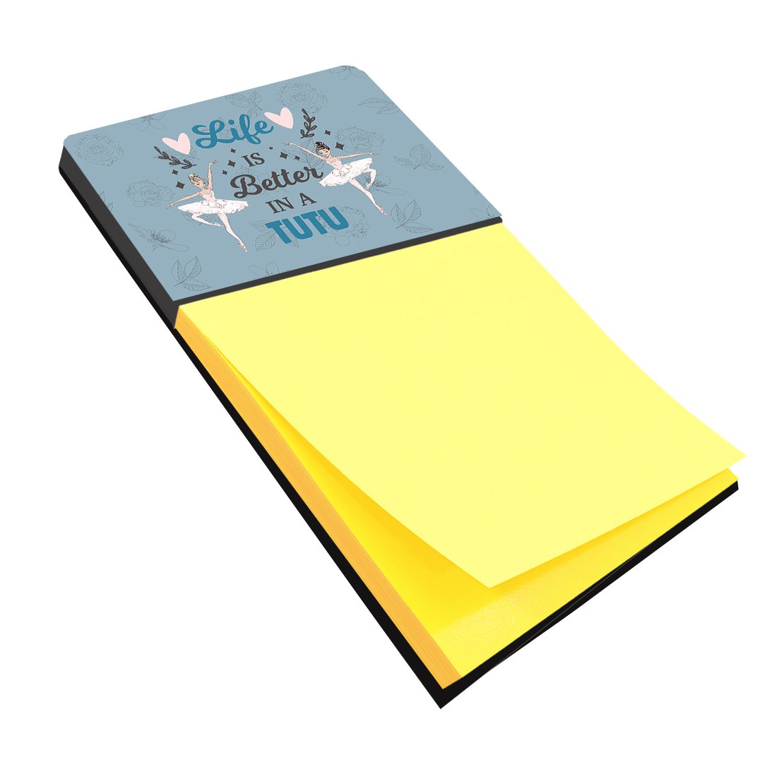 Watercolor Sticky Note Holder Refillable Dispenser Desk Accessory 3x3 Pad Gift