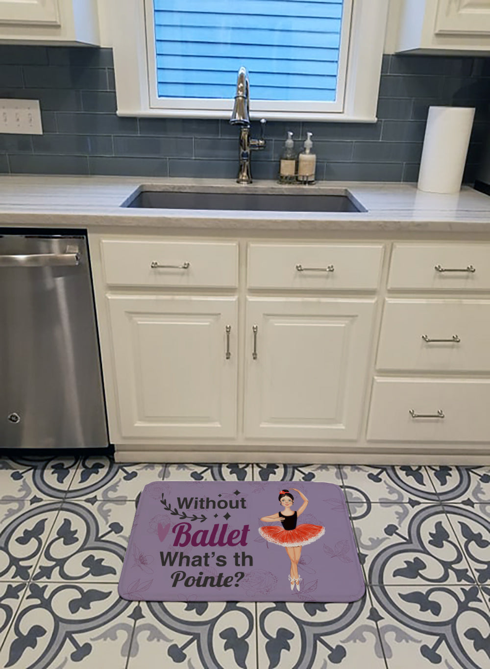 Memory Foam Kitchen Mat Machine Washable Anti-Fatigue Cushion Comfort Bath or Kitchen Rug