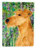 Irish Terrier House Flag 28x40 Porch Sleeve Pole Decorative Outside Yard Banner Artwork Wall Hanging, Polyester