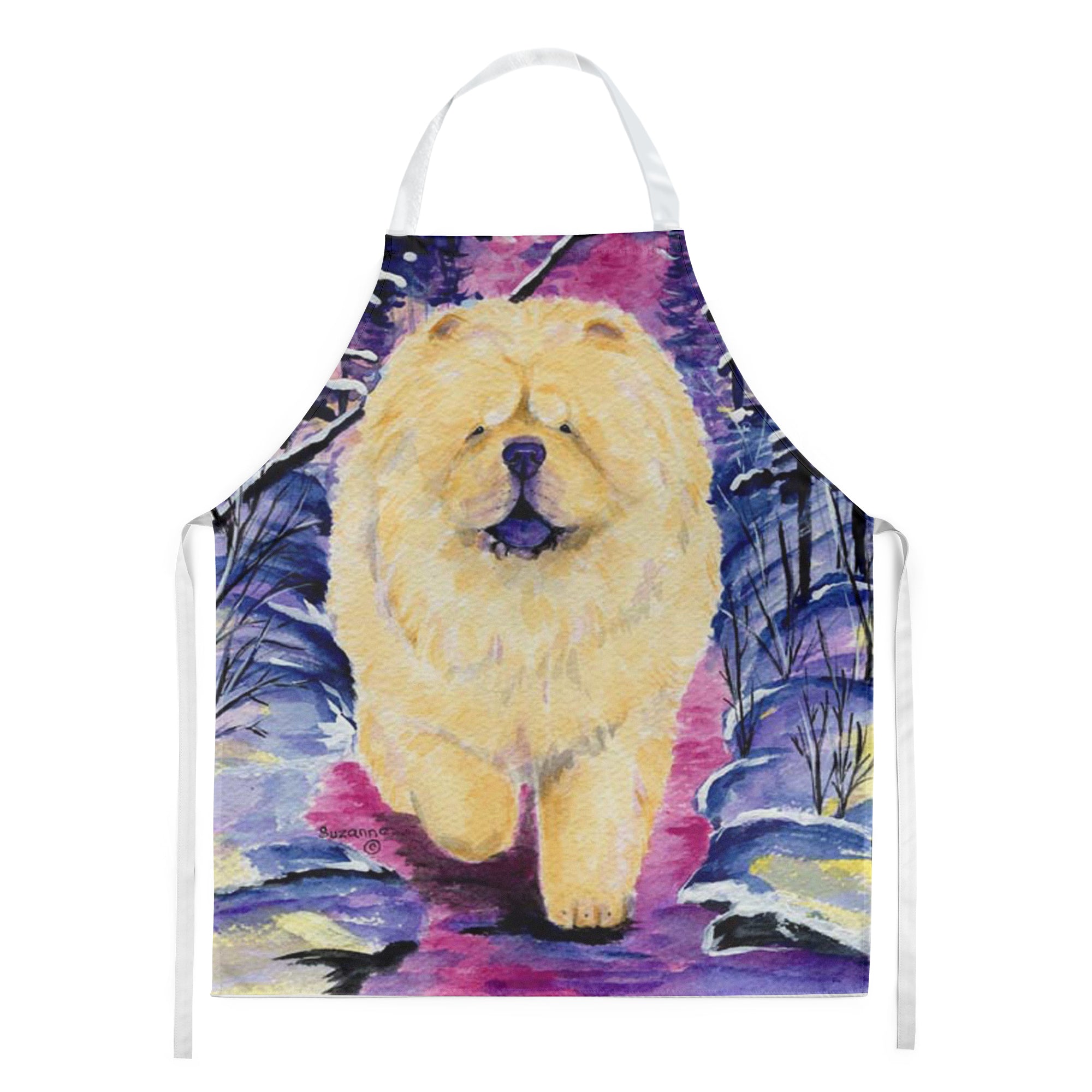 Chow Chow Apron Cooking Kitchen Server Baking Crafts Gardening for Adult Women Men, Unisex, Large, Multicolor