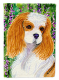 Cavalier Spaniel House Flag 28x40 Porch Sleeve Pole Decorative Outside Yard Banner Artwork Wall Hanging, Polyester