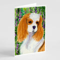 Cavalier Spaniel Greeting Cards Pack of 8 Blank Cards with Envelopes Whimsical A7 Size 5x7