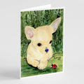 Chihuahua Greeting Cards Pack of 8 Blank Cards with Envelopes Whimsical A7 Size 5x7